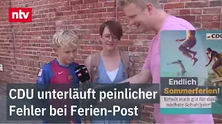 Typo causes amusement in Brandenburg: CDU writes "Schuhljahr" | ntv