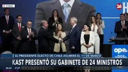?? GABINETE CONFIRMADO EN CHILE | José Antonio Kast designa a los ministros para su gestión
