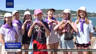 Students from Khabarovsk and Sergiyev Posad visit the Chinese city of Weihai