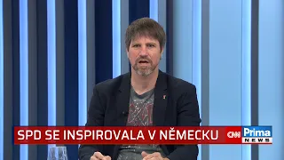 Pomůže SPD nový marketing? Z bláta diamant nevybrousíte, říká Kolář o pomoci z Německa
