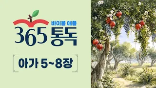[성경통독 201일차] 한 편의 이야기처럼 읽는 바이블 애플 365통독 | 아가 5 ~ 8장