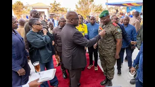 PRESIDENT FELIX TSHISEKEDI HONORED GENERAL KASONGO BEFORE LEAVING KANYAMA KASESE
