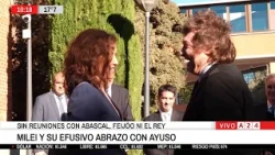 📢 JAVIER MILEI SE REUNIÓ CON AYUSO Y ABASCAL EN ESPAÑA