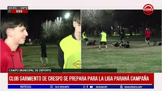 Club Sarmiento de Crespo prepares for the Paraná Campaña League