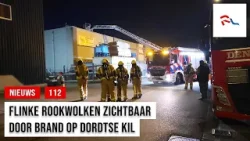 112-nieuws: brand in Dordtse visrokerij en ongeval bij oprit N3