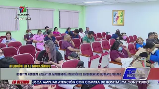 Atlántida General Hospital to maintain emergency services during the Morazánico Holiday