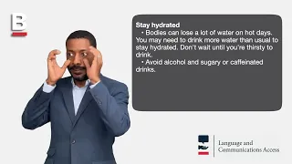 Stay hydrated