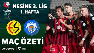 Eskişehirspor - Alanya 1221 | Nesine 3. Lig 2. Grup 1. Hafta Maç Özeti