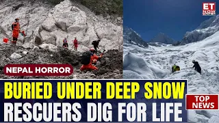 NEPAL AVALANCHE NIGHTMARE: Rescue Teams Race Against Time, Missing People Remain Unfound