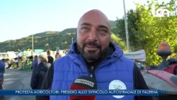 FARMERS' PROTEST: DEMONSTRATION AT THE FALERNA HIGHWAY JUNCTION