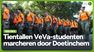 VeVa-studenten marcheren door Doetinchem voor veteranen: ‘Zij vochten voor onze vrijheid’