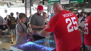 Second annual G.O.A.T. Card Show held at Dunkin' Park in Hartford