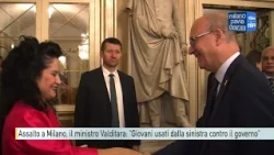 Milan, Minister Valditara: "The Left and CGIL are using young people to fight the government"