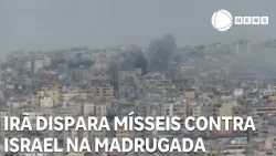 Irã dispara mísseis contra Israel na madrugada Irã dispara mísseis contra Israel na madrugada