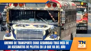 Transport union demands security after more than 30 driver murders so far this year
