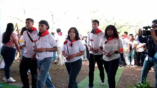 Managua: Youth pay tribute to the heroes of July 23