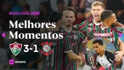 CAOS NA ESTREIA DO LINGARD, EXPULSÃO POLÊMICA E SHOW DO TRICOLOR! I FLUMINENSE 3 X 1 CORINTHIANS