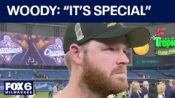 World Series: Brewers' Brandon Woodruff speaks with FOX6 after title win | FOX6 News Milwaukee