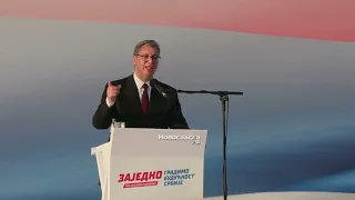Veliki skup SNS u Beogradu,  27. jun