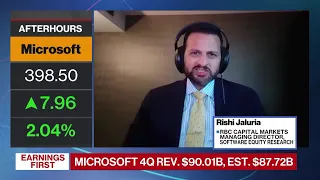 Microsoft Capex Will Be Very High Next Year, RBC's Jaluria Says