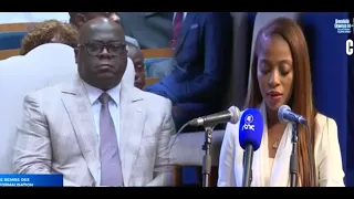 URGENT: GRÂCE KUTINO'S STRIKING SPEECH THAT IMPRESSED THE HEAD OF STATE