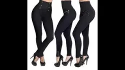 Hollywood Pants - מכנסיים מחטבים עם מותן גבוה למראה רזה יותר + בונוס: שני זוגות נוספים