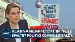 DIGITALE GEWALT: Justizministerin will härtere Gesetze – doch Klarnamenpflicht spaltet Politik! DIGITALE GEWALT: Justizministerin will härtere Gesetze – doch Klarnamenpflicht spaltet Politik!