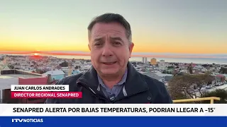 Senapred maintains frost alert: temperatures could reach -15°C in Magallanes
