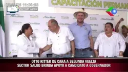 Sector Salud brinda apoyo a candidato a Gobernador Cruceño Otto Ritter.