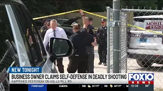 Mobile business owner claims self defense in fatal shooting