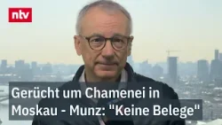 Gerücht um Chamenei in Moskau - Munz: "Keine Belege" - Irans Führer angeblich operiert