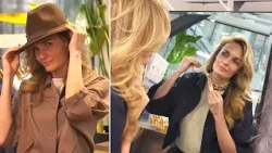 Blazer ohne Ärmel: Patricia Kaiser trägt „Marine Chic”