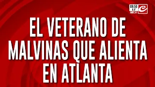 Hablamos con José, el veterano de Malvinas que alienta en Atlanta