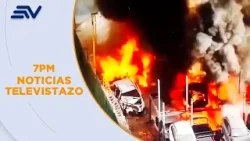 Explosión de camión con gas deja cuatro fallecidos y 17 heridos en Chile | Televistazo | Ecuavisa Explosión de camión con gas deja cuatro fallecidos y 17 heridos en Chile | Televistazo | Ecuavisa