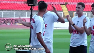 FK VOJVODINA PREDSTAVLJANJE EKIPE