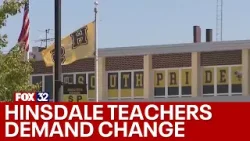 Hinsdale high school teachers demand change after unprecedented staff turnover
