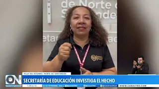 REACTIONS TO SCHOOL ACTIVITY REGARDING FARC AND ELN