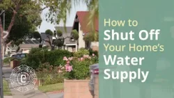 Water Shut Off Instructions Water Shut Off Instructions