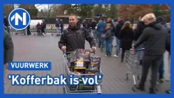 Vuurwerkfile naar Duitsland: Groningers slaan massaal in