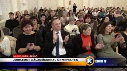 JUBILEUMI GÁLAMŰSORRAL ÜNNEPELTEK
