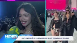 Hechos en Willax -MAR 28 - 4/5 - YURI ENCENDIÓ EL ESCENARIO CON SHOW INOLVIDABLE EN LIMA | Willax