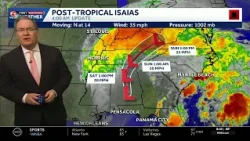 As Isaias weakens, improving Louisiana weather ahead