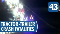 Two dead in wrong-way crash involving tractor-trailer on I-15