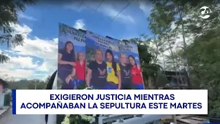 Familiares y vecinos de Huité despiden a víctimas de ataques armados