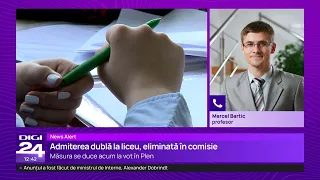Examenul suplimentar de admitere la liceu, eliminat de Comisia de învățământ a Senatului