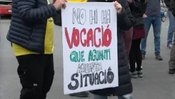 Docents al límit paralitzen Terrassa en el quart dia de vaga Docents al límit paralitzen Terrassa en el quart dia de vaga