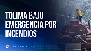 Tolima faces severe forest fires