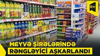Bəzi meyvə şirələrində qadağan olunan rəngləyicilər aşkarlanıb