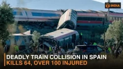 Deadly Train Collision in Spain Kills 64, Over 100 Injured & More | DD India News Hour | 9 PM IST