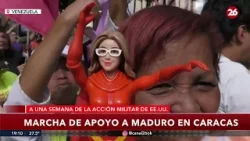 ? Marcha de apoyo a Maduro en Caracas